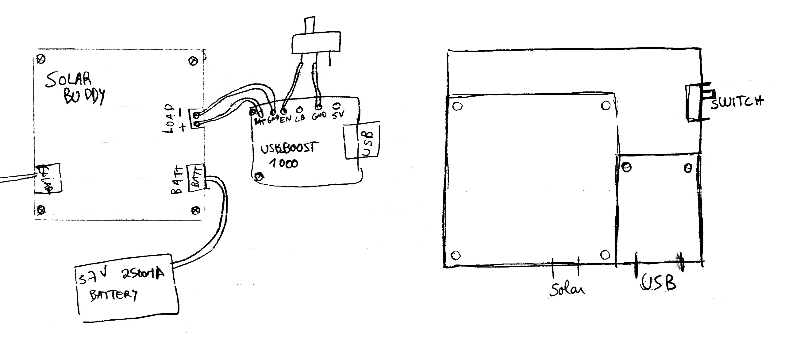 Schematic for Solar Charger