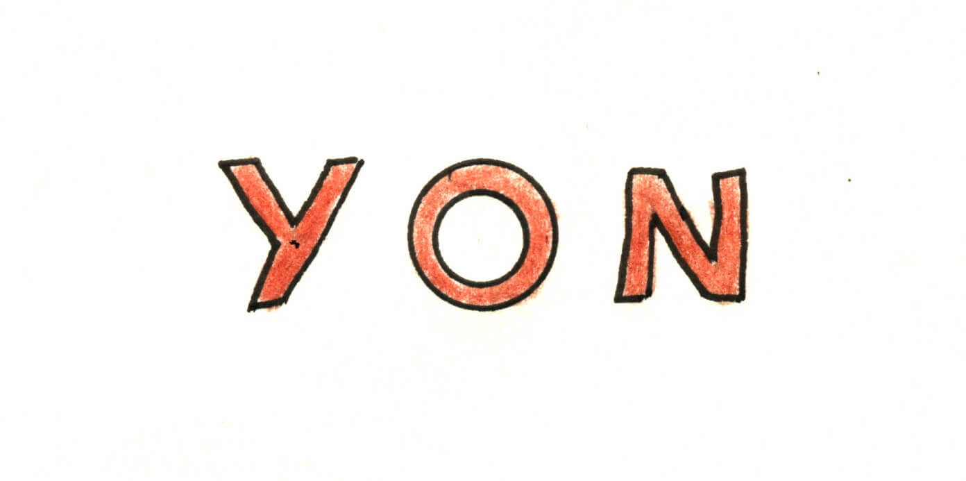 yon sketched logo